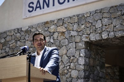 Εγκαίνια του νοσοκομείου Σαντορίνης 